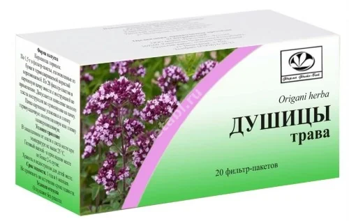 ДУШИЦЫ ТРАВА сырье (фильтр-пак.) 1.5г N20 (Фито-Бот Фирма, РФ)