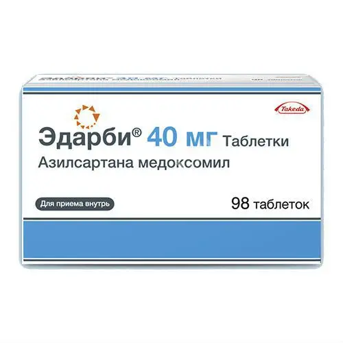 ЭДАРБИ табл. 40мг N98 (ТАКЕДА, ИРЛАНДИЯ)