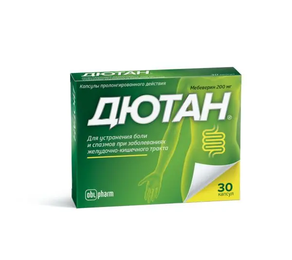 ДЮТАН капс. с пролонг. высв. 200мг N30 (БИННОФАРМ, РФ)