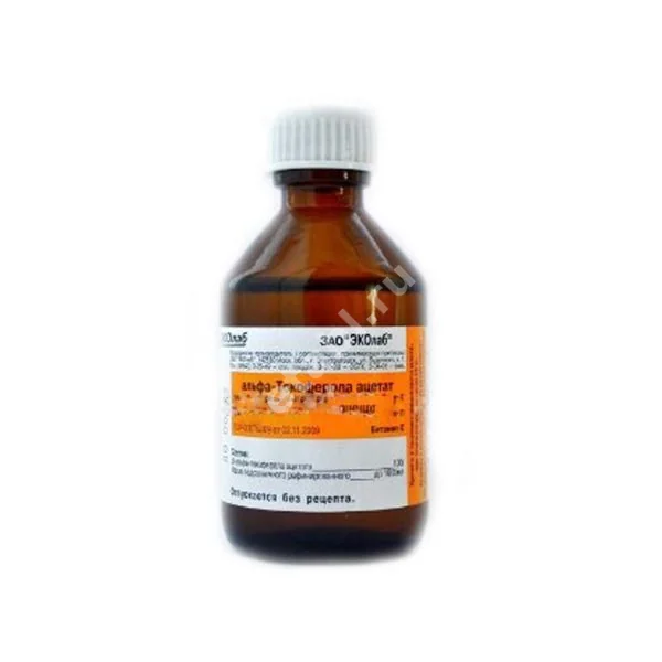ТОКОФЕРОЛА АЦЕТАТ р-р масл. (фл.) 10% - 50мл N1 (Эколаб, РФ)
