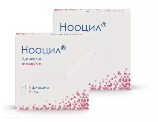 НООЦИЛ р-р д/внутр. прим. (фл.) 100мг/мл - 10мл N3+3 (ОЗОН, РФ)