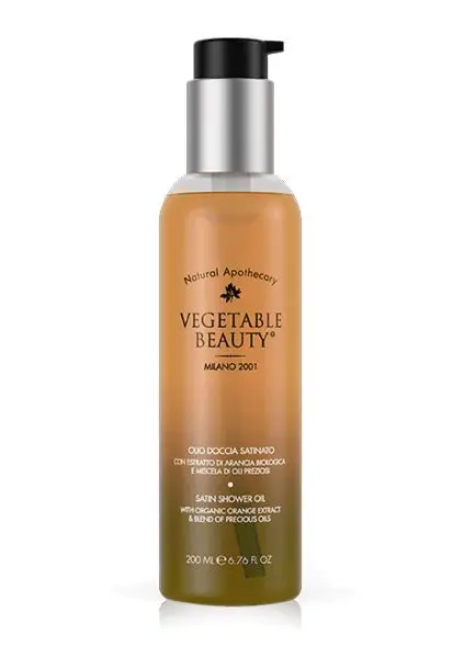 ВЕДЖЕТЕБЛ БЬЮТИ (VEGETABLE BEAUTY) масло д/душа сатиновое 200мл Сицилийский апельсин/Драгоценные масла (БИОФАРМРУС, ИТАЛИЯ)