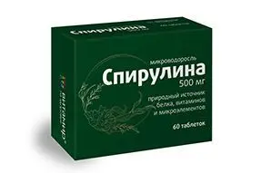 СПИРУЛИНА табл. 500мг N60 (Квадрат-С, РФ)