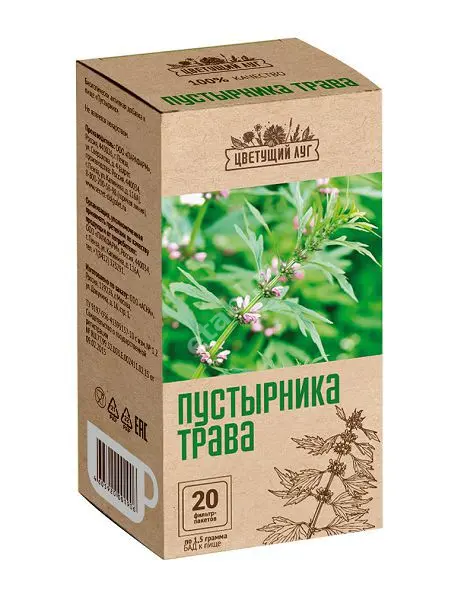 ПУСТЫРНИКА ТРАВА Цветущий луг (фильтр-пак.) 1.5г N20 (ПАРАФАРМ, РФ)
