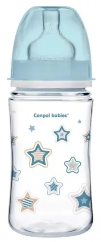 КАНПОЛ (Canpol) бутылочка пласт. 240мл Newborn baby антиколик Easy Start 3м+ 35/217 (ОЛТРИ, ПОЛЬША)