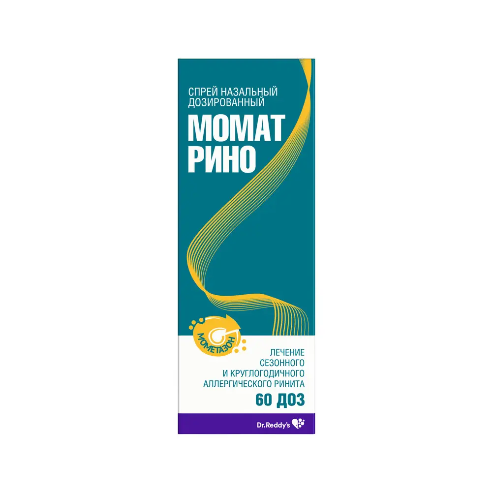 МОМАТ РИНО спрей наз. доз. (фл.) 60доз N1 (Др. РЕДДИС, ИНДИЯ)
