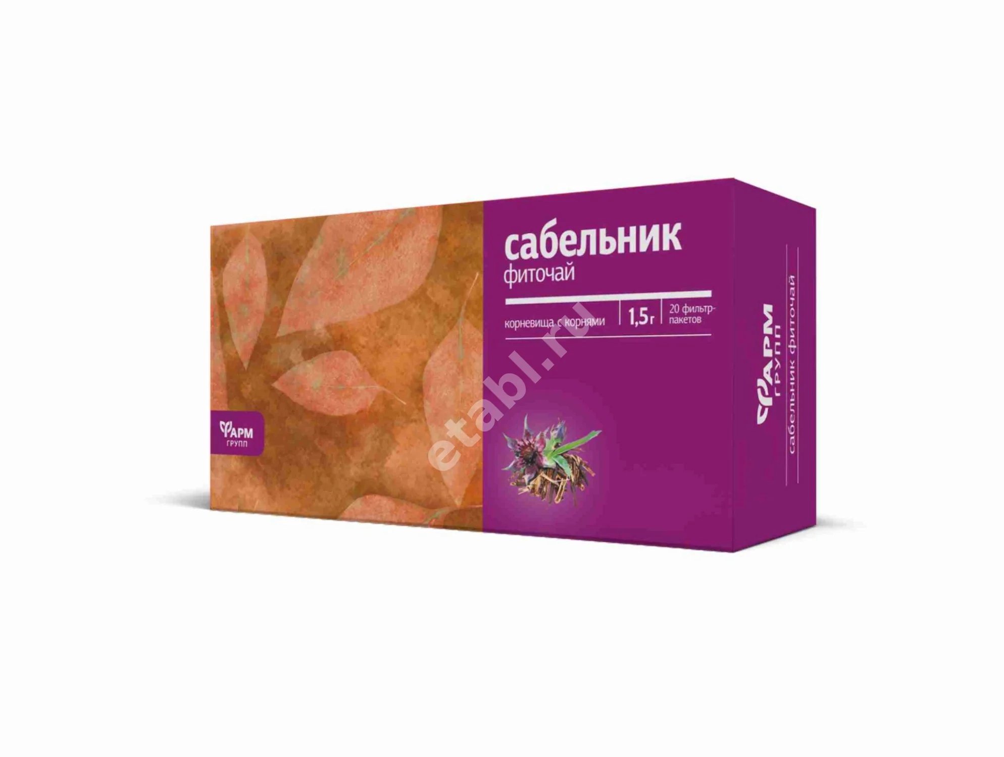 САБЕЛЬНИК БОЛОТНЫЙ фиточай (фильтр-пак.) 1.5г N20 (Алтай-фарм ООО/Фармгрупп, РФ)