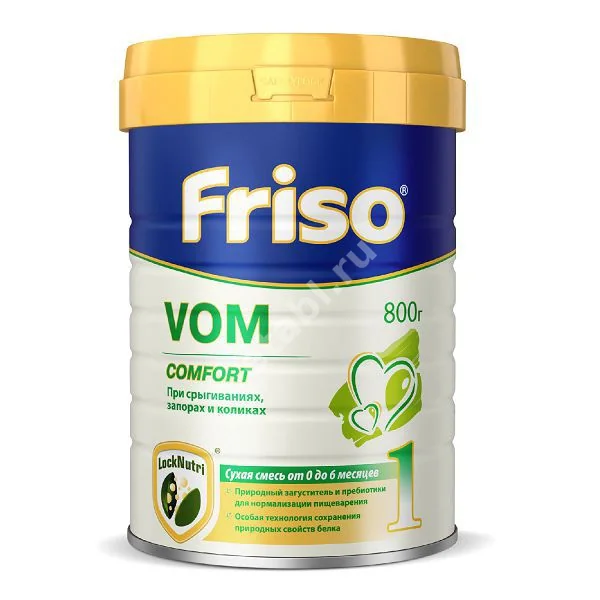 ФРИСО Вом Комфорт смесь сухая 1 0-6м 800г (Фрисланд Фудс, НИДЕРЛАНДЫ)