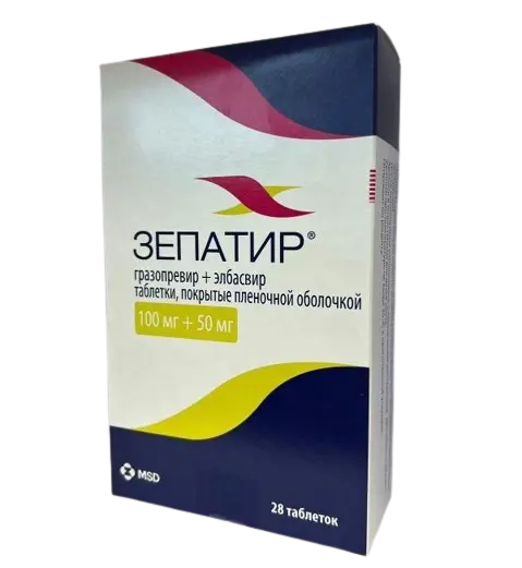 ЗЕПАТИР табл. п.п.о. 100мг+50мг N28 (МСД, ИРЛАНДИЯ)