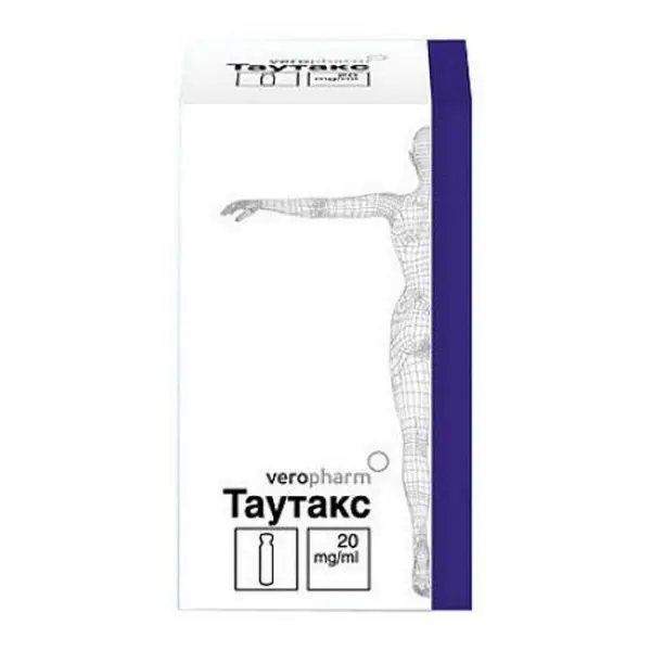 ТАУТАКС конц. для р-ра д/инф. 20мг/мл - 5мл N1 (ВЕРОФАРМ, РФ)