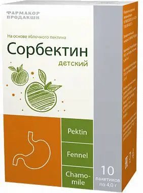 СОРБЕКТИН 3+ пор. д/р-ра внутр. 4г N10 (ФАРМАКОР, РФ)