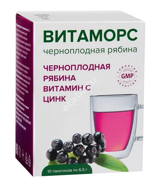 ЧЕРНОПЛОДНАЯ РЯБИНА пор. д/р-ра внутр. 6.5г N10 (ФАРМАКОР, РФ)