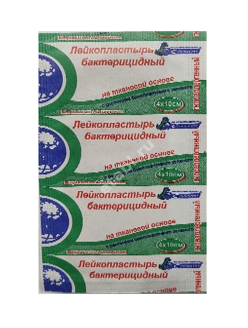 ПЛАСТЫРЬ бактерицид. С-Пласт с бриллиант зелен ткан беж. 4х10см N1 (Сарепта-Медипласт, РФ)