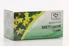 ЗВЕРОБОЯ ТРАВА сырье (фильтр-пак.) 1.5г N20 (Фито-Бот Фирма, РФ)