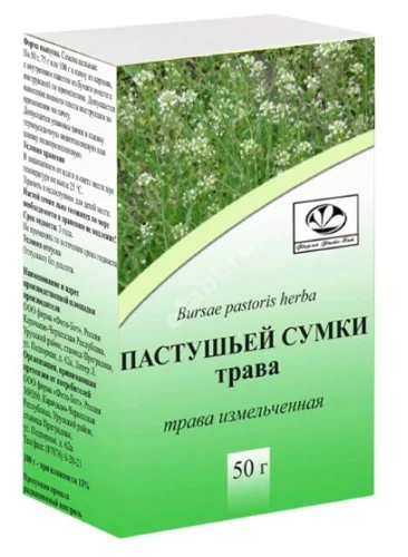 ПАСТУШЬЕЙ СУМКИ ТРАВА сырье 50г N1 (Фито-Бот Фирма, РФ)