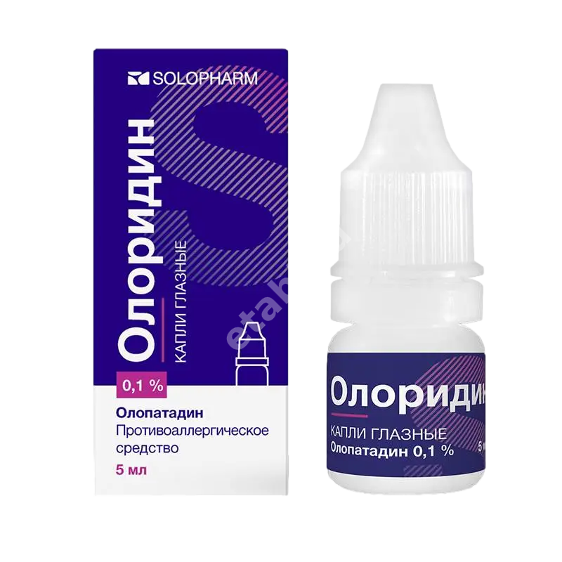ОЛОРИДИН капли глазн. (фл.-кап.) 0.1% - 5мл N1 (СОЛОФАРМ, РФ)