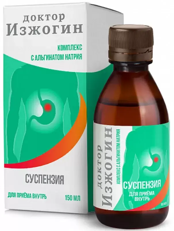 ДОКТОР ИЗЖОГИН сусп. внутр. (фл.) 150мл N1 (МИРРОЛЛА, РФ)