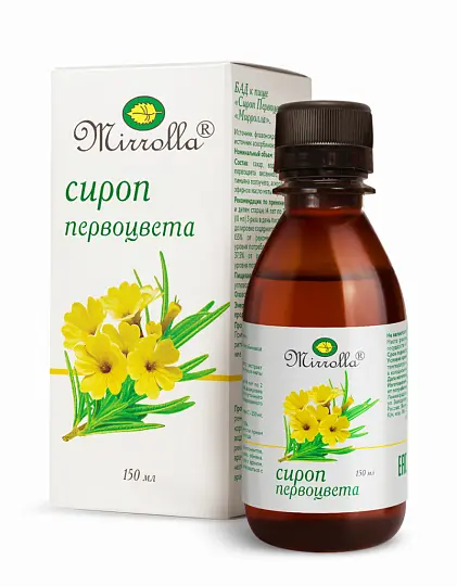 ПЕРВОЦВЕТА СИРОП 150мл N1 (МИРРОЛЛА, РФ)