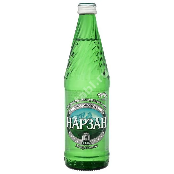 ВОДА МИНЕРАЛЬНАЯ Нарзан газ. (бут. стекл.) 0.45л (Тести, РФ)