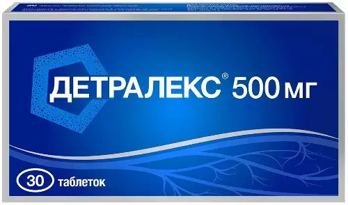 ДЕТРАЛЕКС табл. п.п.о. 500мг N30 (СЕРВЬЕ, РФ/ФРАНЦИЯ)