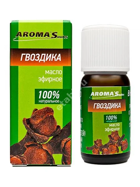 МАСЛО ЭФИРНОЕ Гвоздика 10мл (Саулес Сапнис ИП, БЕЛАРУСЬ)