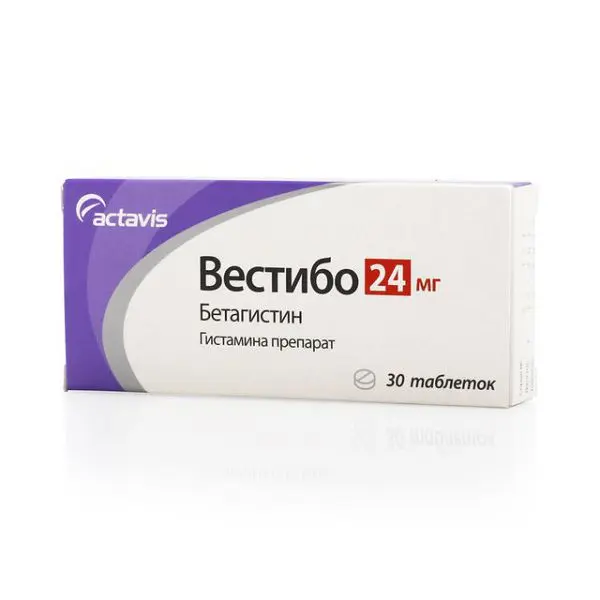 ВЕСТИБО табл. 24мг N30 (ТЕВА, БОЛГАРИЯ/ГЕРМАНИЯ)