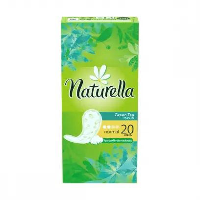 НАТУРЕЛЛА прокладки ежедневные Нормал Зеленый чай N20 (ПРОКТЕР & ГЕМБЛ , ГЕРМАНИЯ/ВЕНГРИЯ/ИСПАНИЯ/УКРАИНА)