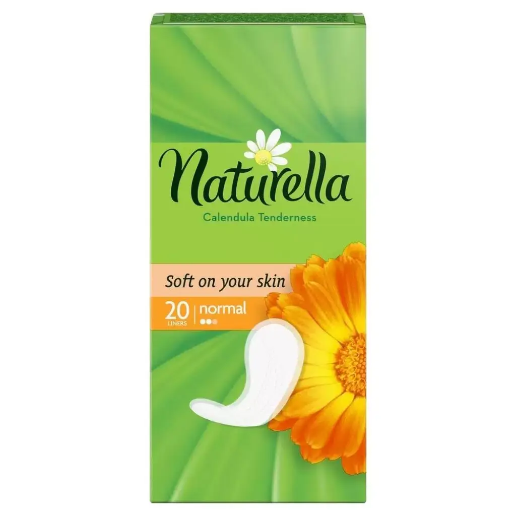 НАТУРЕЛЛА прокладки ежедневные Нормал Календула N20 (ПРОКТЕР & ГЕМБЛ , ГЕРМАНИЯ/ВЕНГРИЯ/ИСПАНИЯ/УКРАИНА/США)