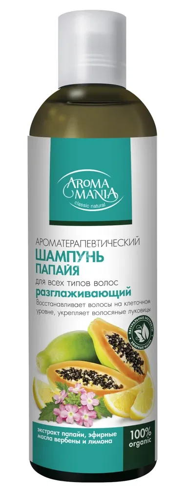 АРОМА МАНИЯ шампунь для всех типов волос Папайя 250мл (Лекус, РФ)
