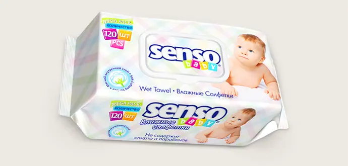 САЛФЕТКИ ВЛАЖНЫЕ ДЕТСКИЕ N120 (БелЭсмо, БЕЛАРУСЬ)