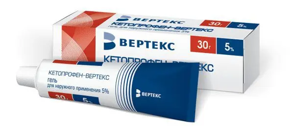 КЕТОПРОФЕН гель (туба) 5% - 30г N1 (ВЕРТЕКС, РФ)