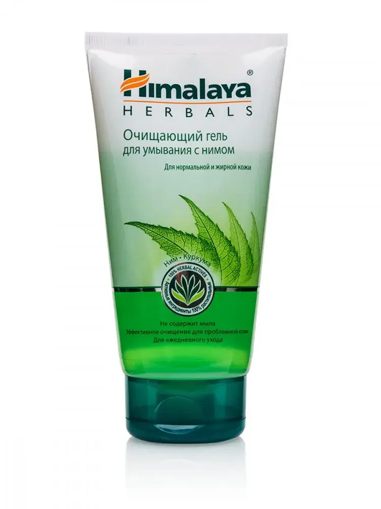 ХИМАЛАЯ ХЕРБАЛС гель д/умывания очищающий д/норм/жирной кожи Ним 150мл (Грин Планет Индастри, ОАЭ)