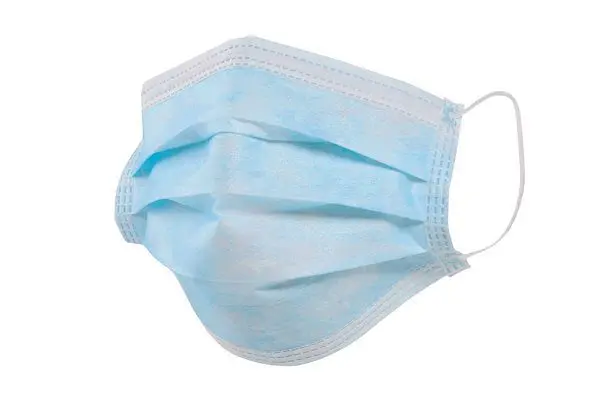 МАСКА ЗАЩИТНАЯ трехслойная на резинках N1 (Гекса-нетканные материалы, РФ)