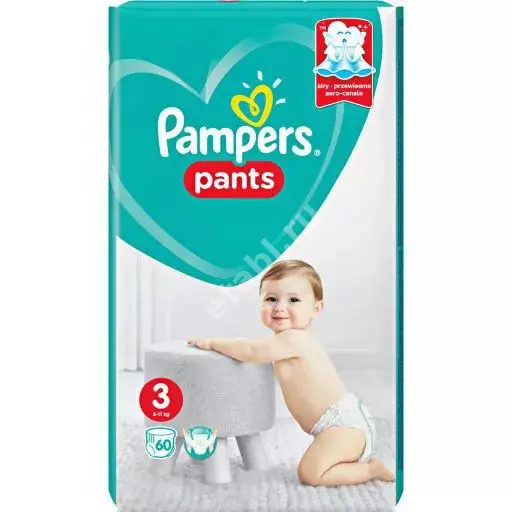 ПАМПЕРС подгузники-трусики Pants 6-11кг р.миди N60 (ПРОКТЕР & ГЕМБЛ , РФ)