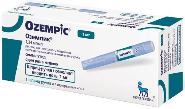 ОЗЕМПИК р-р для п/к введ. (шприц в автоинж.) 1.34мг/мл - 3мл N1 (НОВО НОРДИКС, ДАНИЯ)