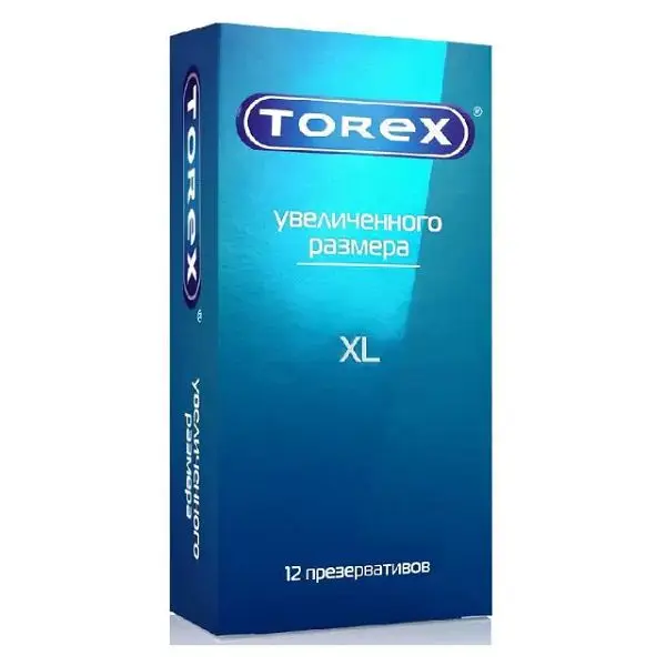 ТОРЕКС презервативы XL Увеличенного размера N12 (БЕРГУС, РФ)