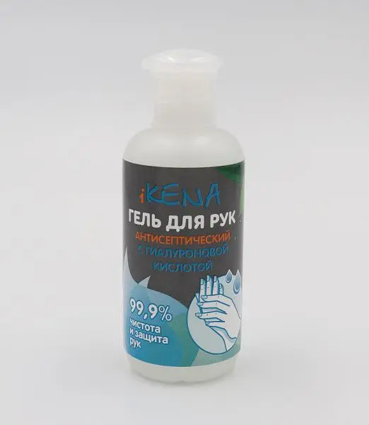 ИКЕНА гель для рук антибактер. с гиалуроновой кислотой 100мл (Репар-Груп, РФ)