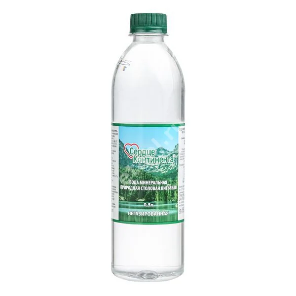 ВОДА ПИТЬЕВАЯ негаз. (бут. п/э) 0.5л (Элита-Минерал, РФ)