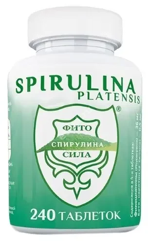 СПИРУЛИНА-ФИТОСИЛА табл. 0.35г N240 (Фитосила, РФ)