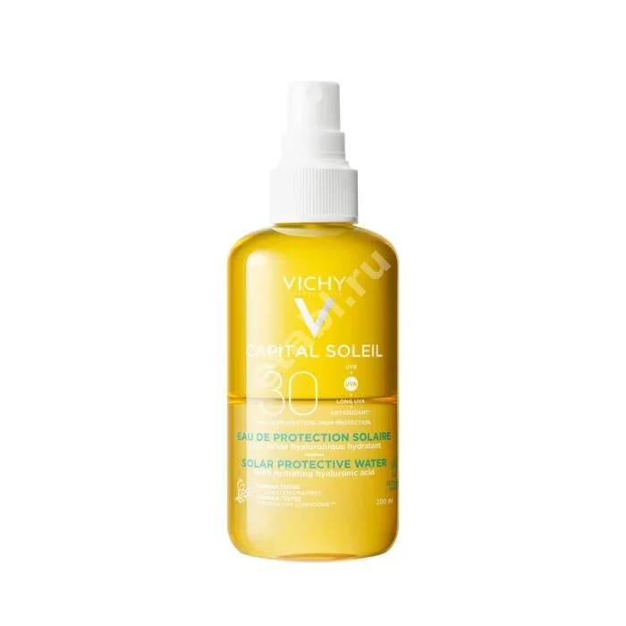 ВИШИ (VICHY) Капиталь Солей спрей для тела солнцезащит SPF30 двухфаз увлажн 200мл (Косметик Актив Продюксьон, ИСПАНИЯ)