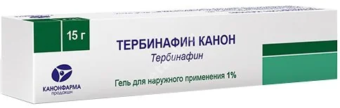 ТЕРБИНАФИН гель 1% - 15г N1 (КАНОНФАРМА, РФ)
