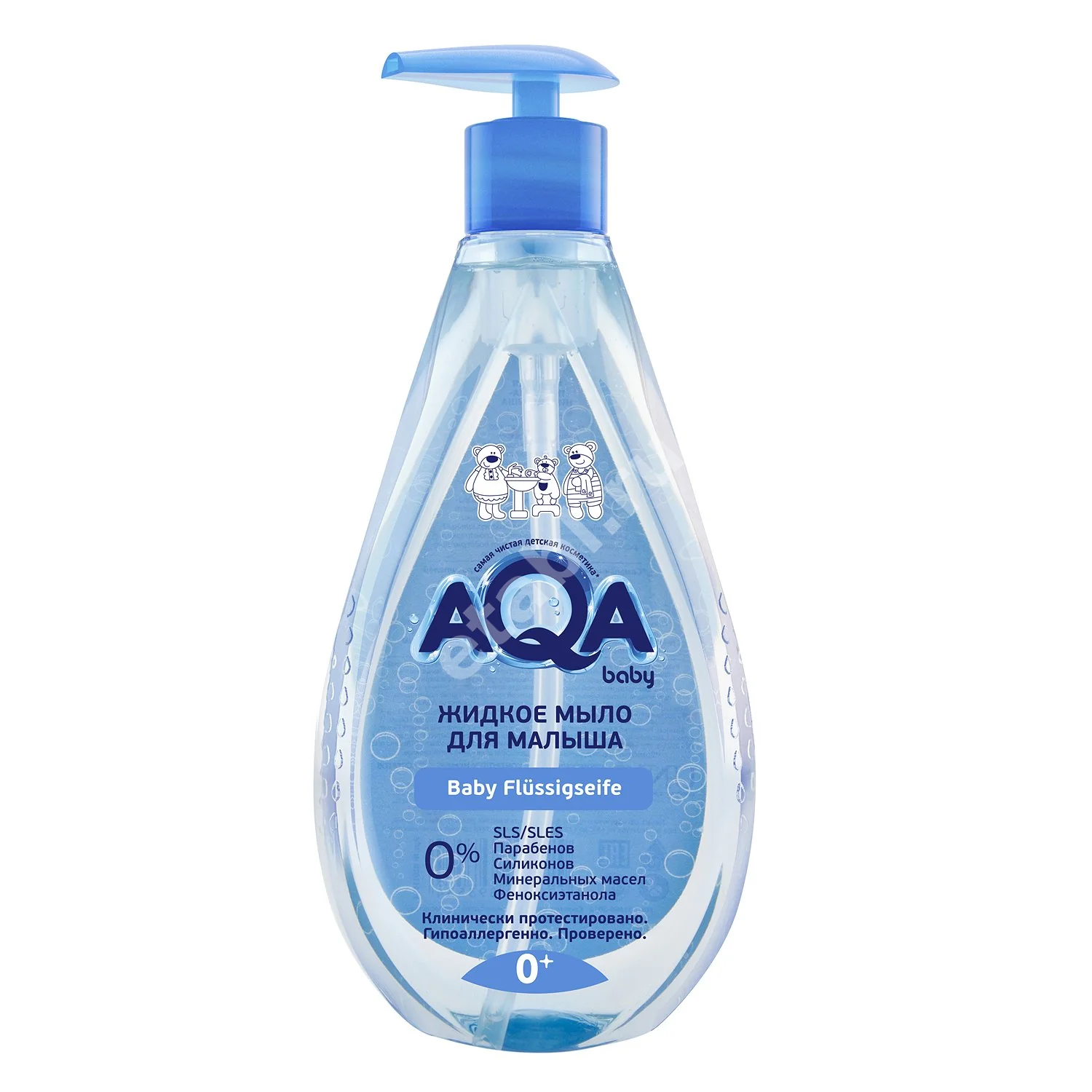 АКВА БЭБИ (AQA BABY) мыло жидкое 0м+ 250мл (Уник Косметик, РФ)