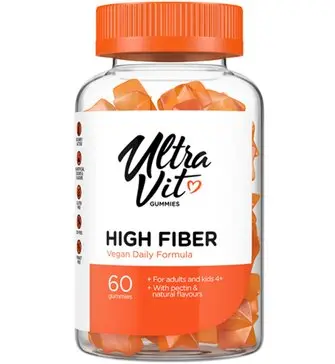 ХАЙ ФАЙБЕР Ультравит Гаммис пастилки жев. 3.5г N60 (ВП Лаборатори, ВЕЛИКОБРИТАНИЯ)