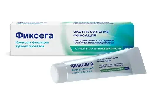 ФИКСЕГА крем для зубных протезов Нейтральный 40г (ОЗОН_БРЕНДЫ, РФ)