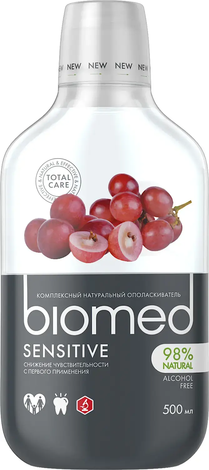 БИОМЕД ополаскиватель для полости рта Sensitive 500мл (СПЛАТ, РФ)