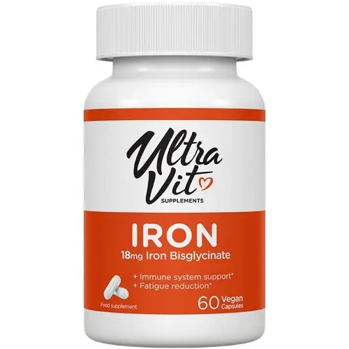 ЖЕЛЕЗО Ультравит Сапплементс капс. 0.325г N60 (ВП Лаборатори, ВЕЛИКОБРИТАНИЯ)
