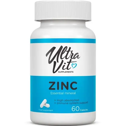 ЦИНК Ультравит Сапплементс капс. 0.315г N60 (ВП Лаборатори, ВЕЛИКОБРИТАНИЯ)