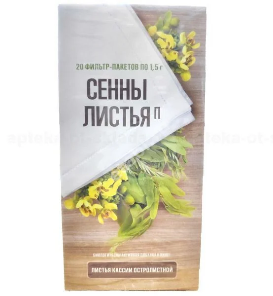 СЕННЫ ЛИСТЬЯ (фильтр-пак.) 1.5г N20 (Парафарм, РФ)