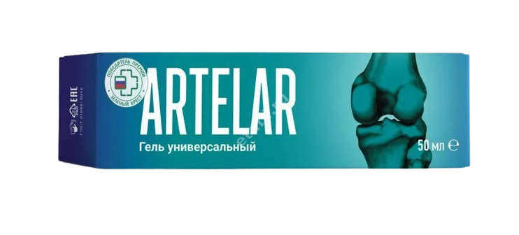 АРТЕЛАР гель для тела универс Хондроитин/Глюкозамин 50мл (Орбита СП, РФ)