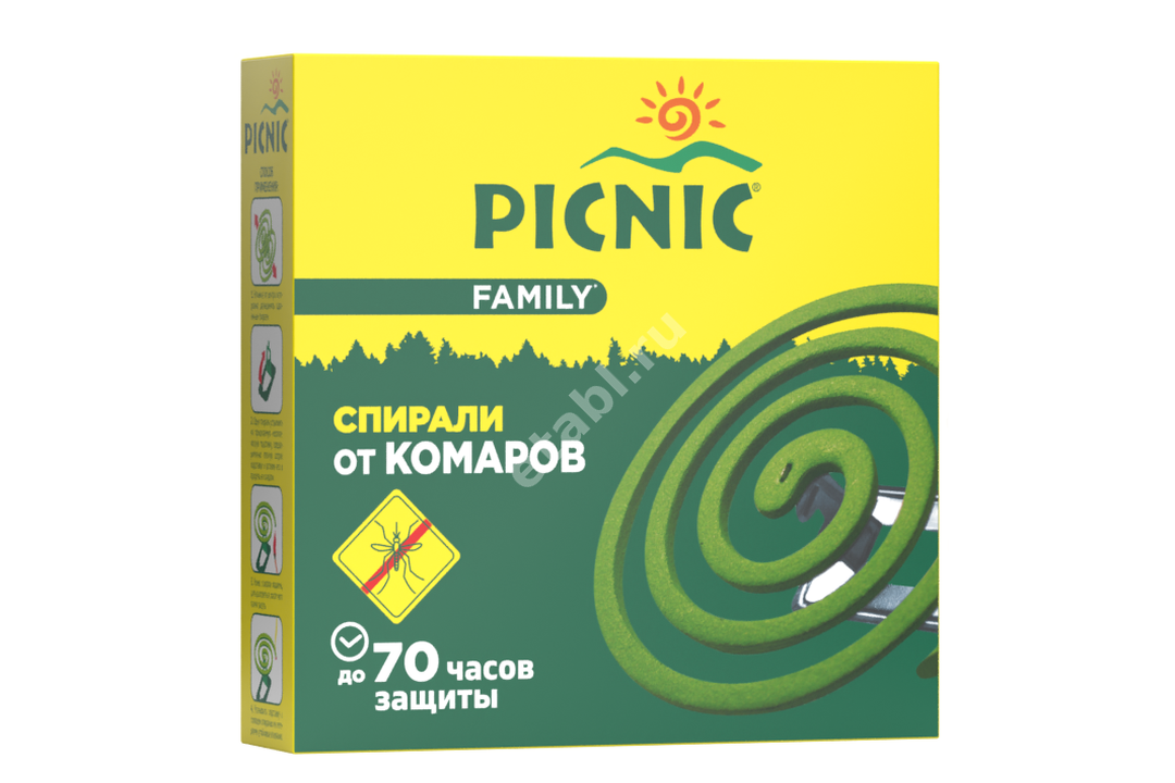 ПИКНИК Family спираль от комаров N10 (АРНЕСТ, РФ)